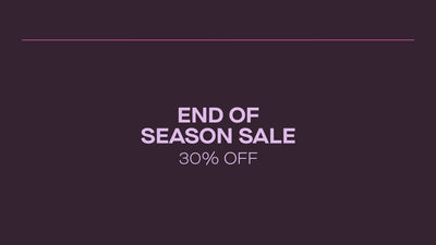 End of season sale