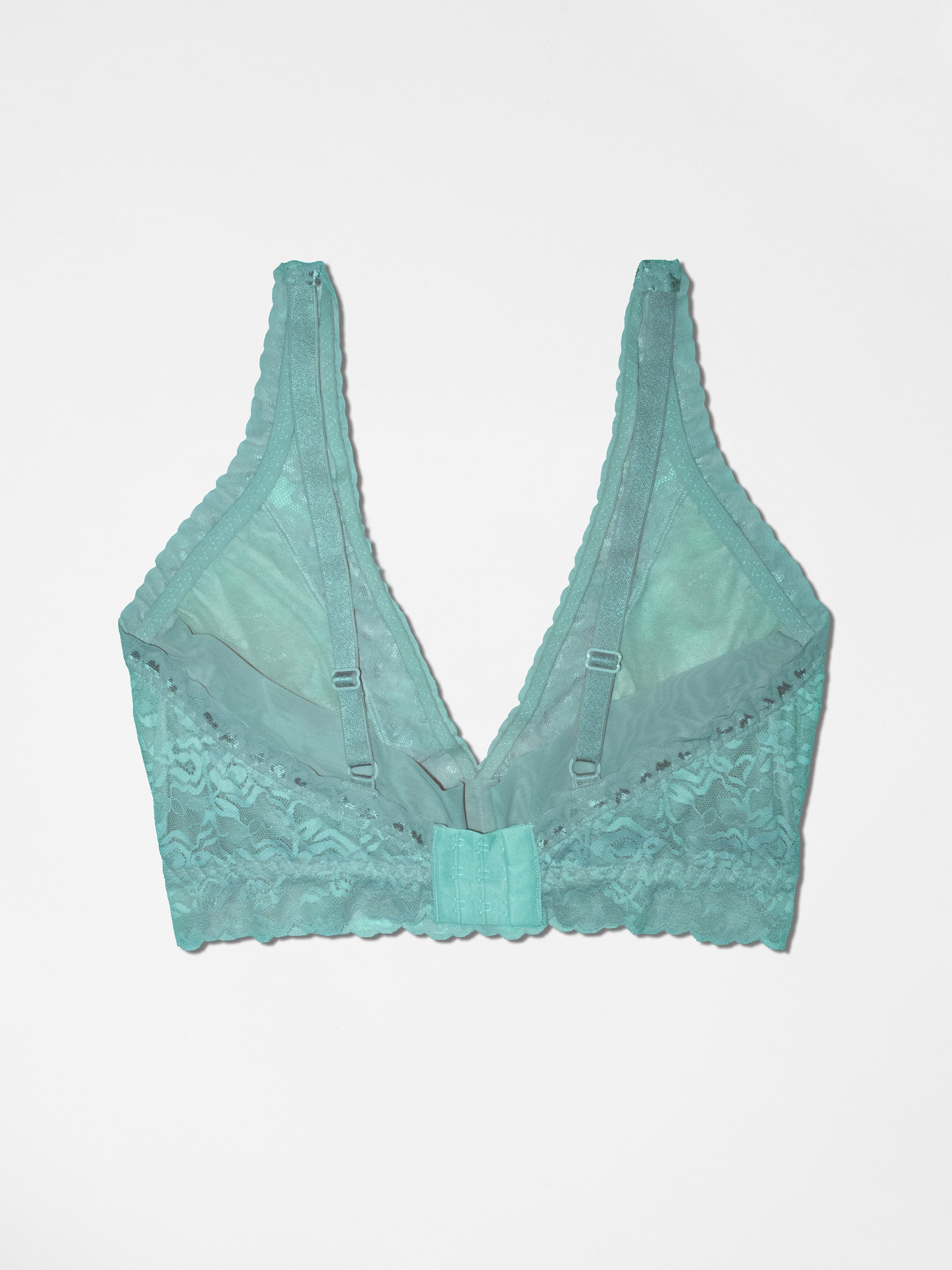 Curvy Lace Bralette - Mint