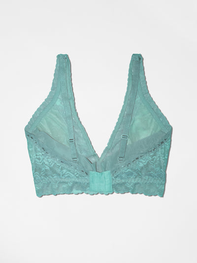 Curvy Lace Bralette - Mint