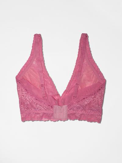 Curvy Lace Bralette - Bubblegum
