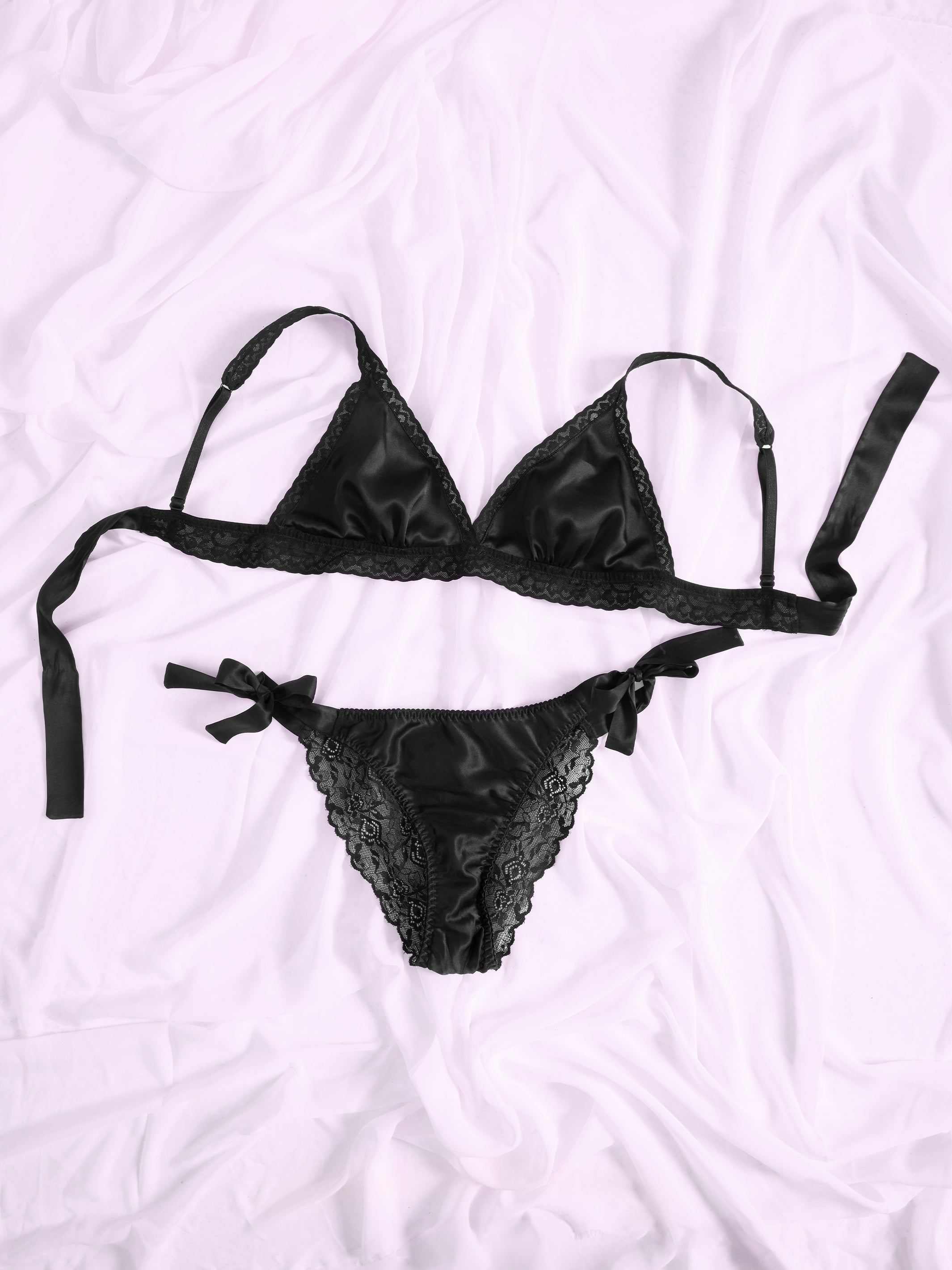 Bow Brazilian + Bow Bralette - Liquorice Therapy