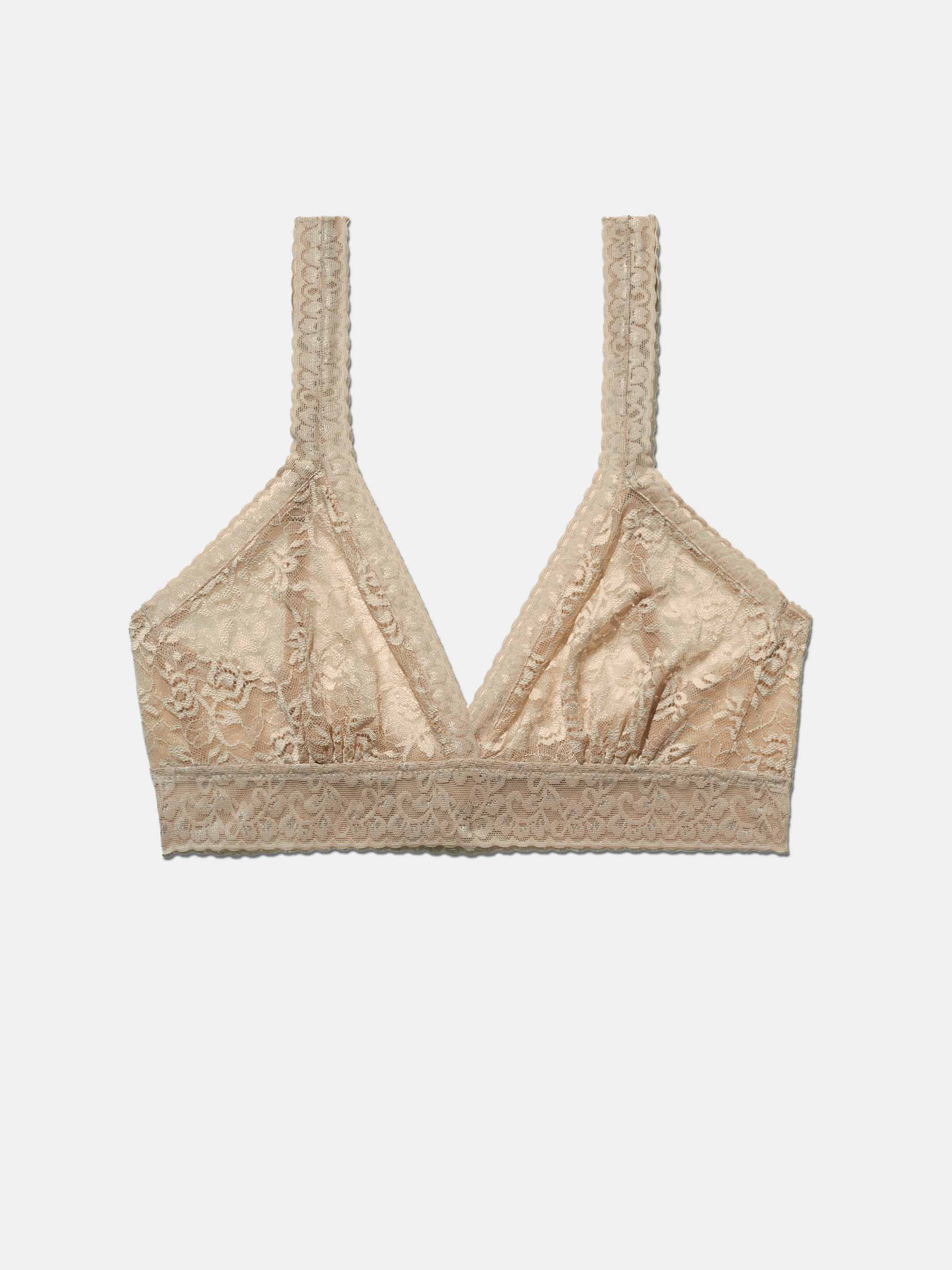 Lace Bralette Sand - Premium Lace Underwear | Lace Laboratory