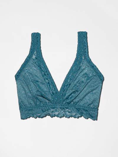 Curvy Lace Bralette - Teal Tide