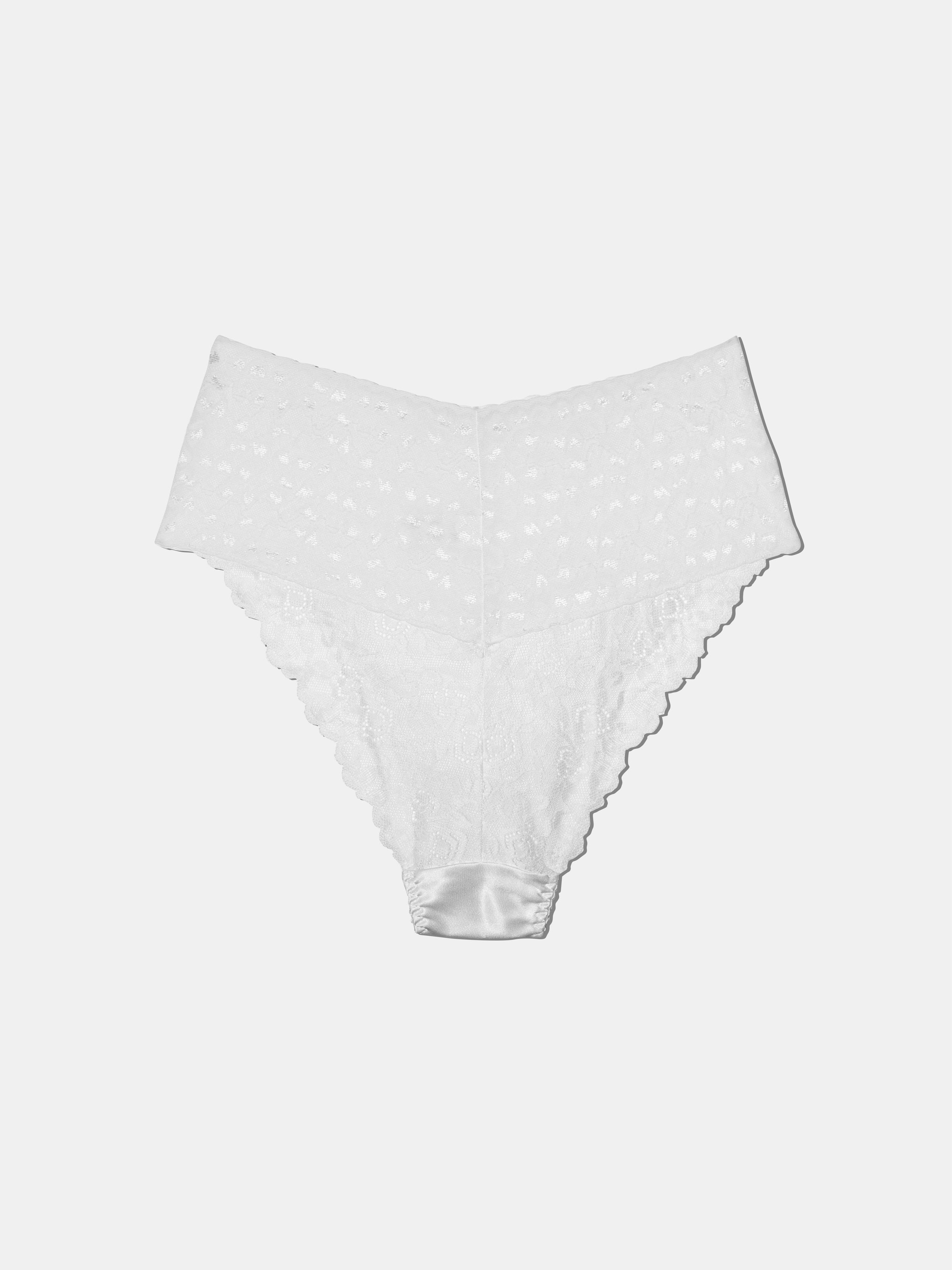 Silk High Waist Brazilian - Pearl