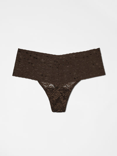 High Waist Thong - Umber