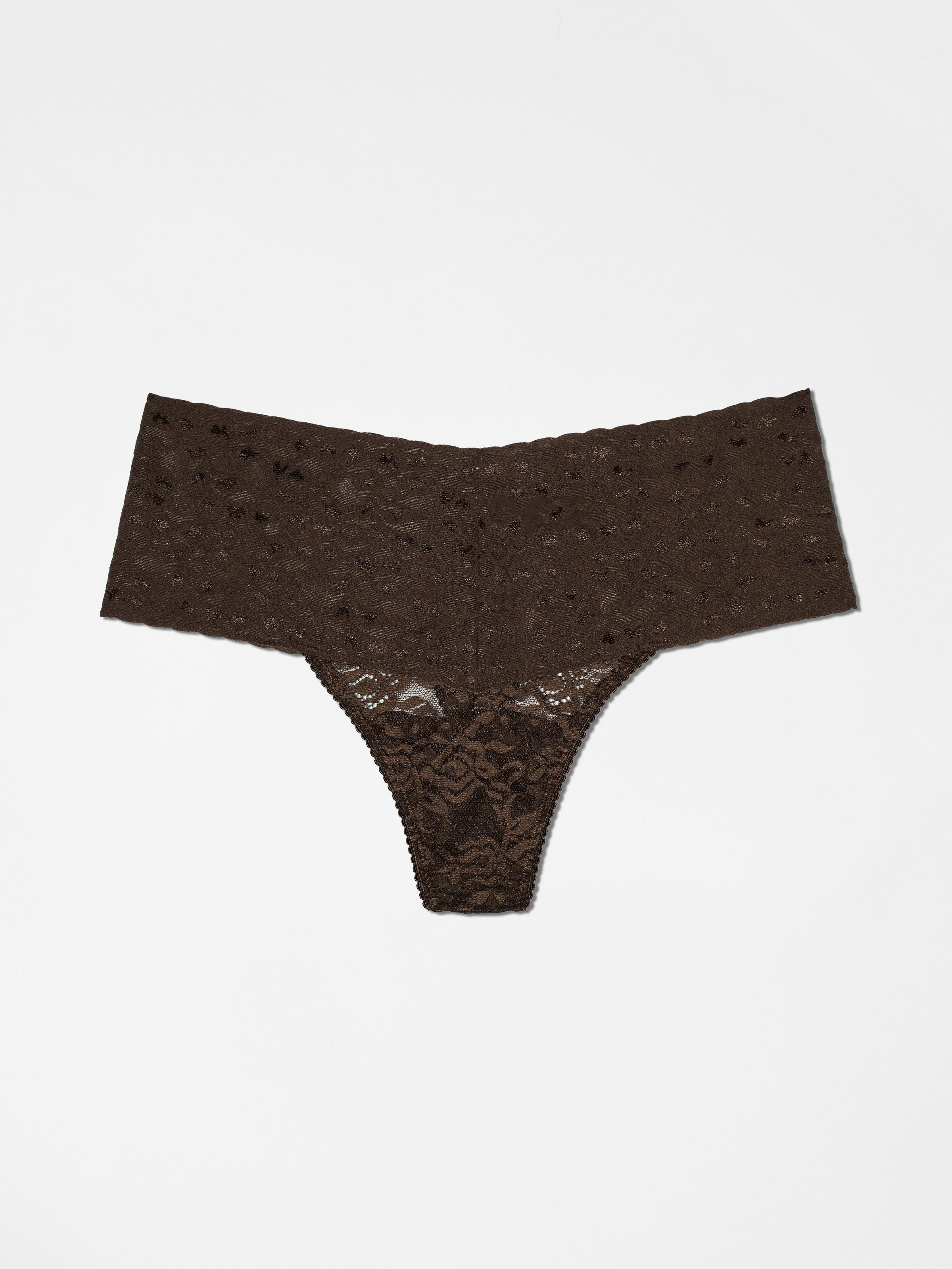 » High Waist Thong - Umber (100% off)