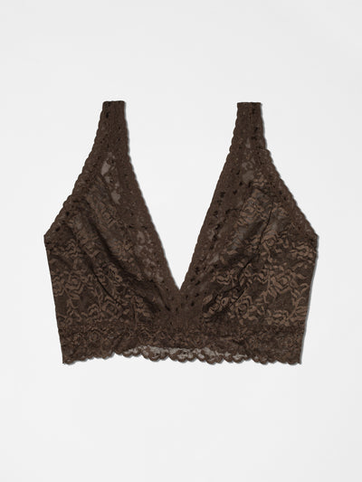 Curvy Lace Bralette - Umber