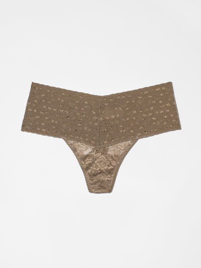 High Waist Thong - Terra
