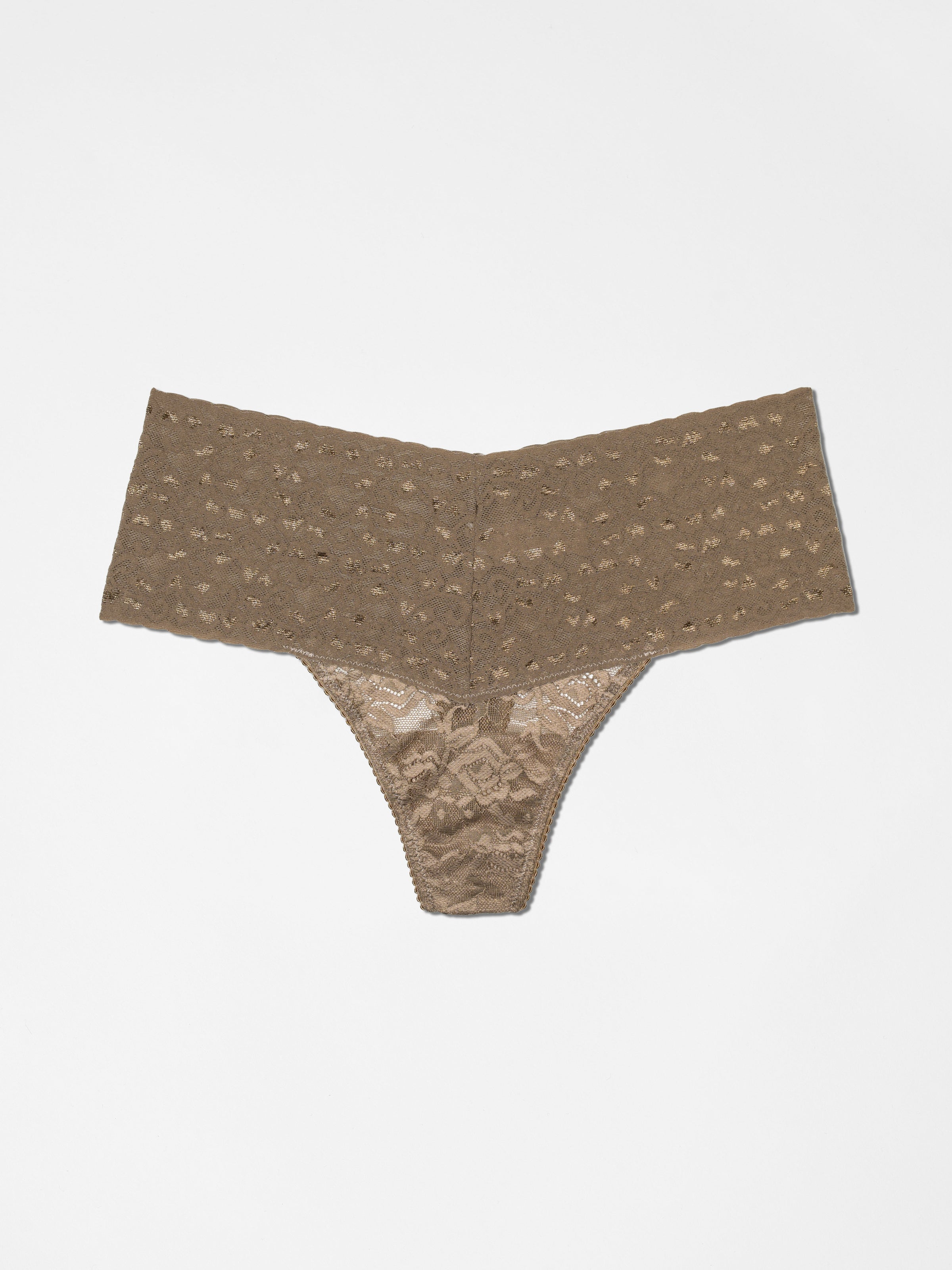 » High Waist Thong - Terra (100% off)