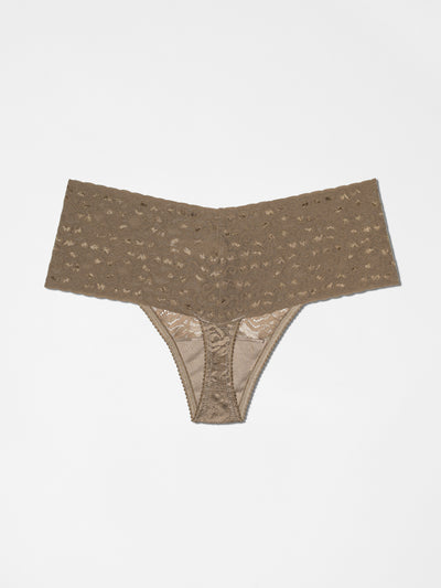 3 pack High Waist Thong - Terra
