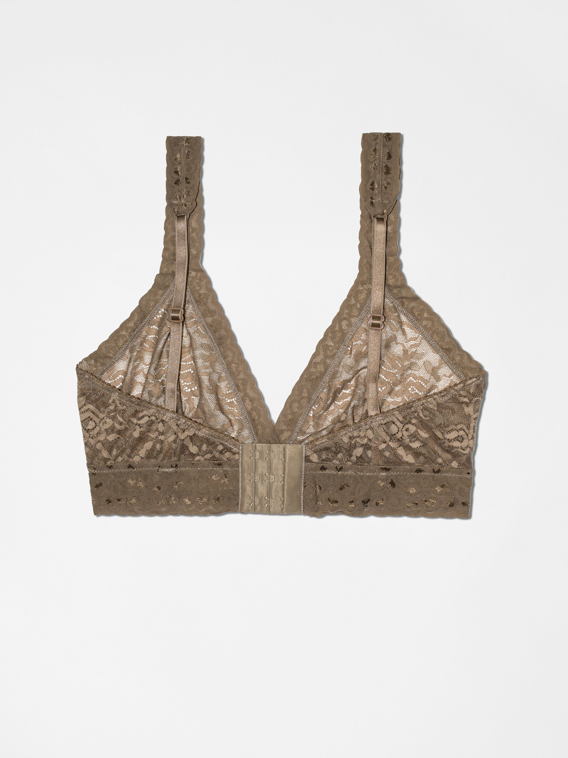 High Waist Thong + Lace Bralette - Terra