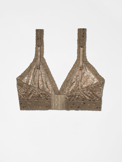 High Waist Thong + Lace Bralette - Terra