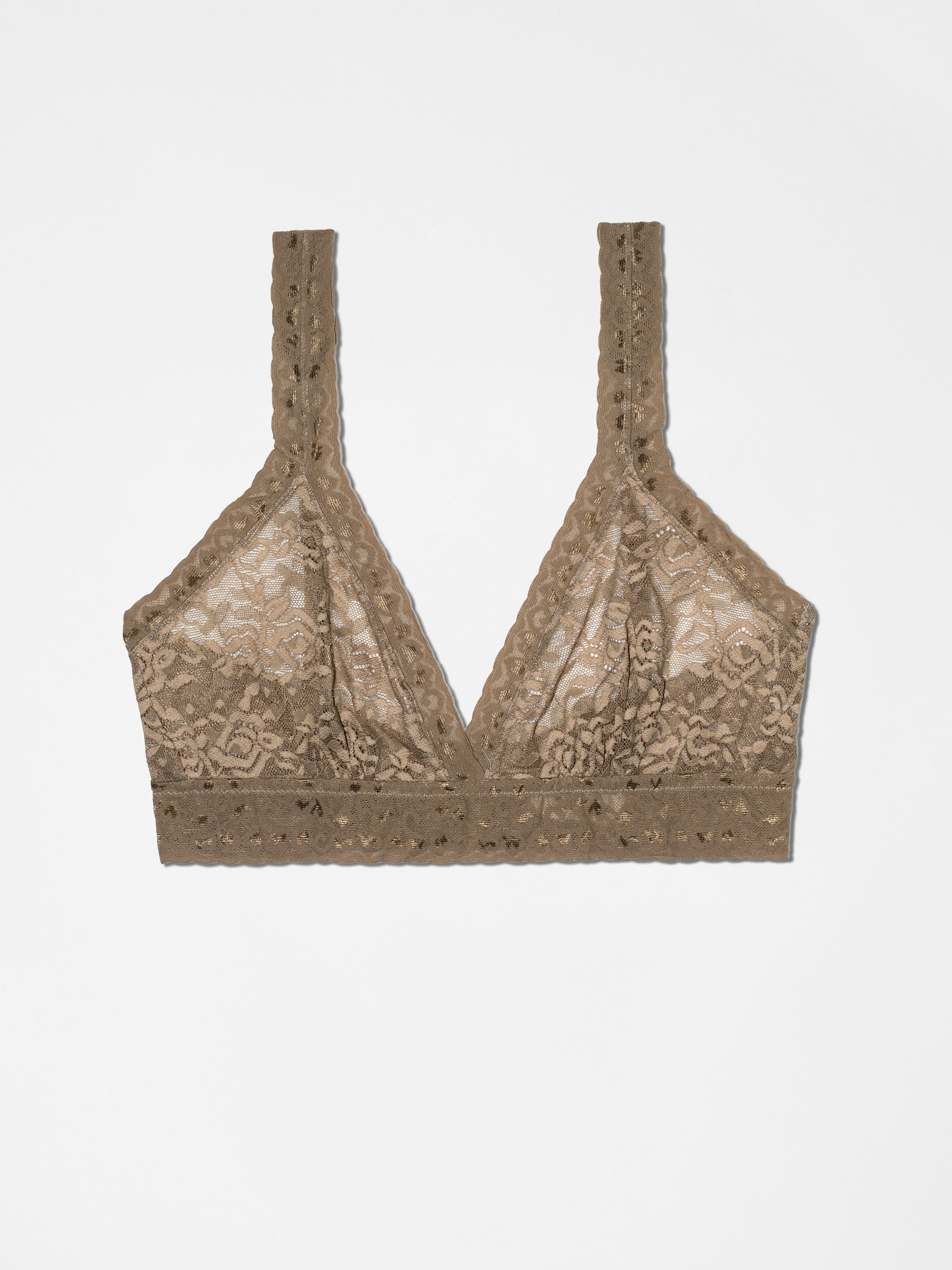 High Waist Thong + Lace Bralette - Terra