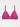 Scrunched Silk Bralette - Fuchsia Fever