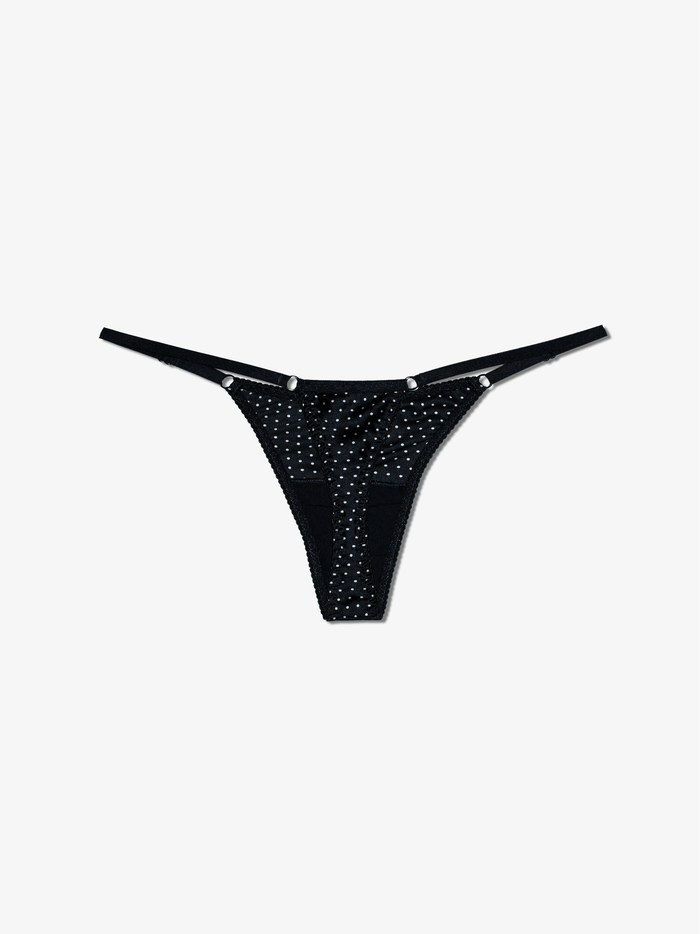 Silk G String - Polka