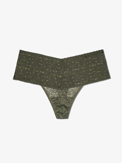 High Waist Thong - Forest Muse