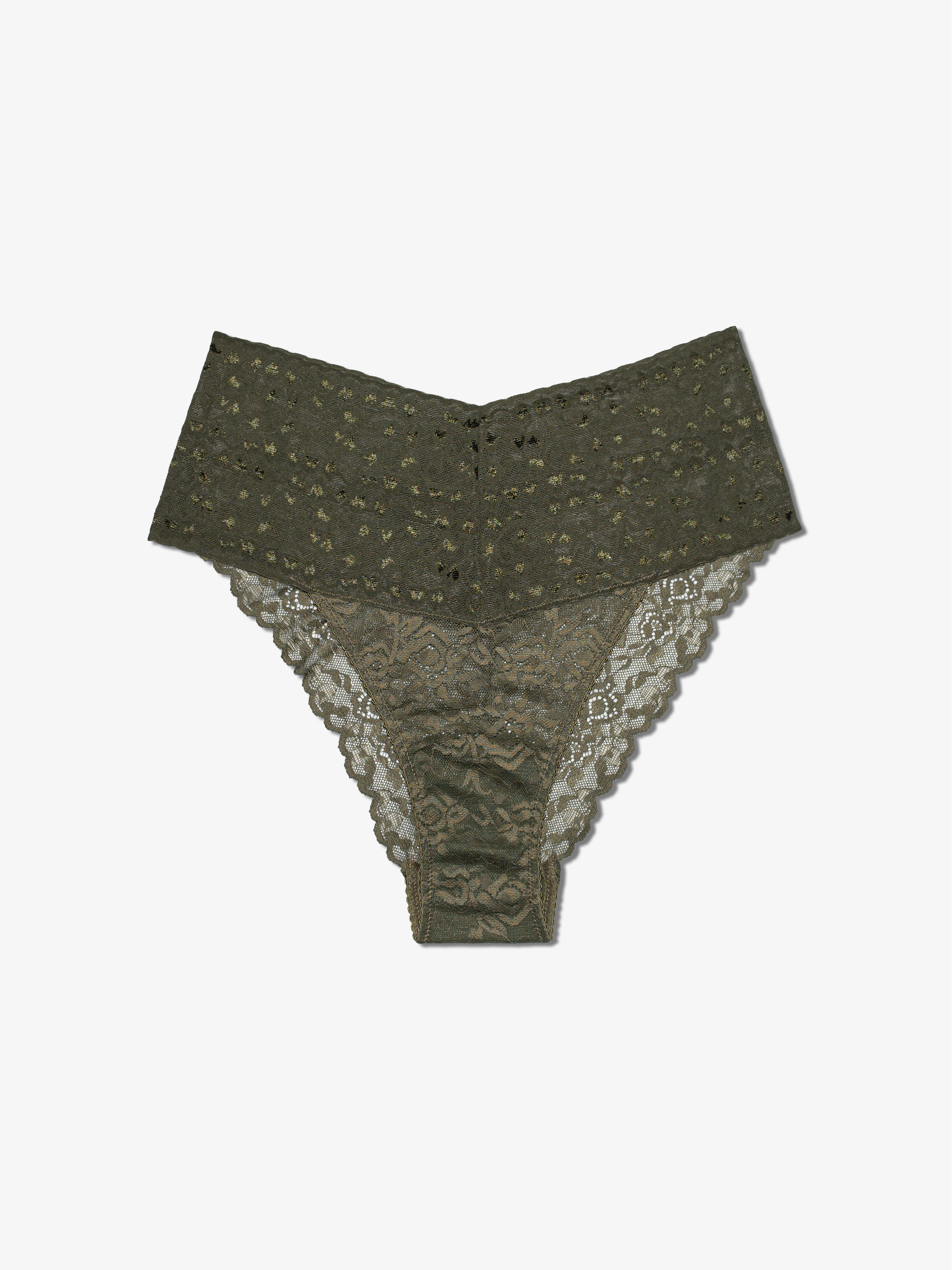 High Waist Brazilian - Forest Muse