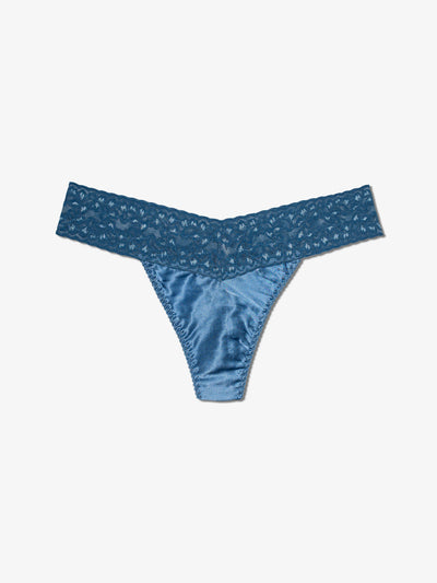 Silk Lace Thong - Ice Queen