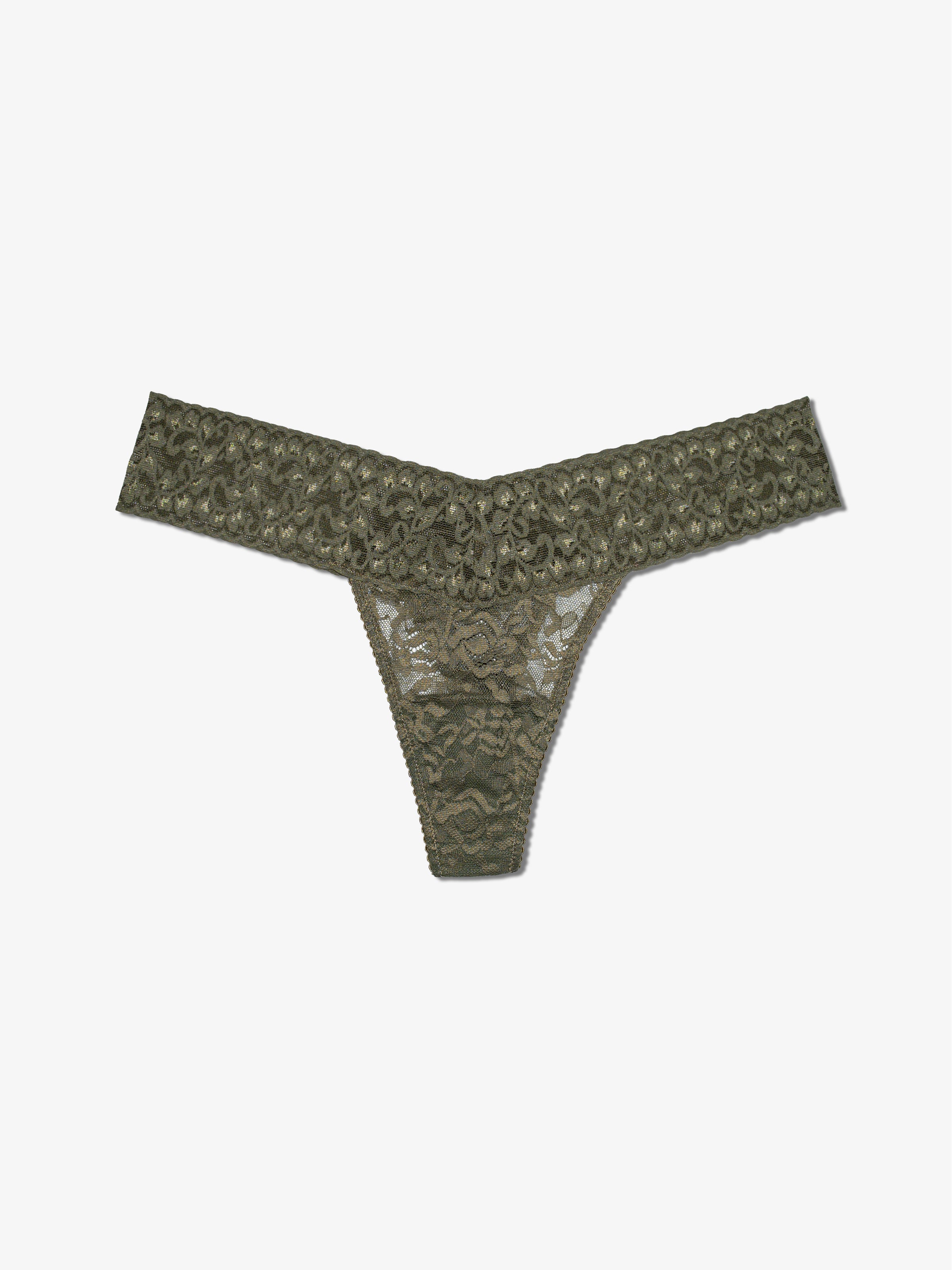 10 Pack Lace Thong - Forest Muse
