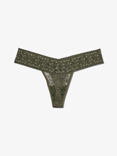 10 Pack Lace Thong - Forest Muse