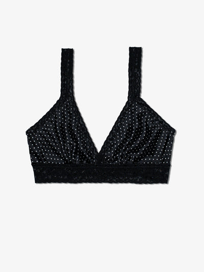 Silk Bralette - Polka