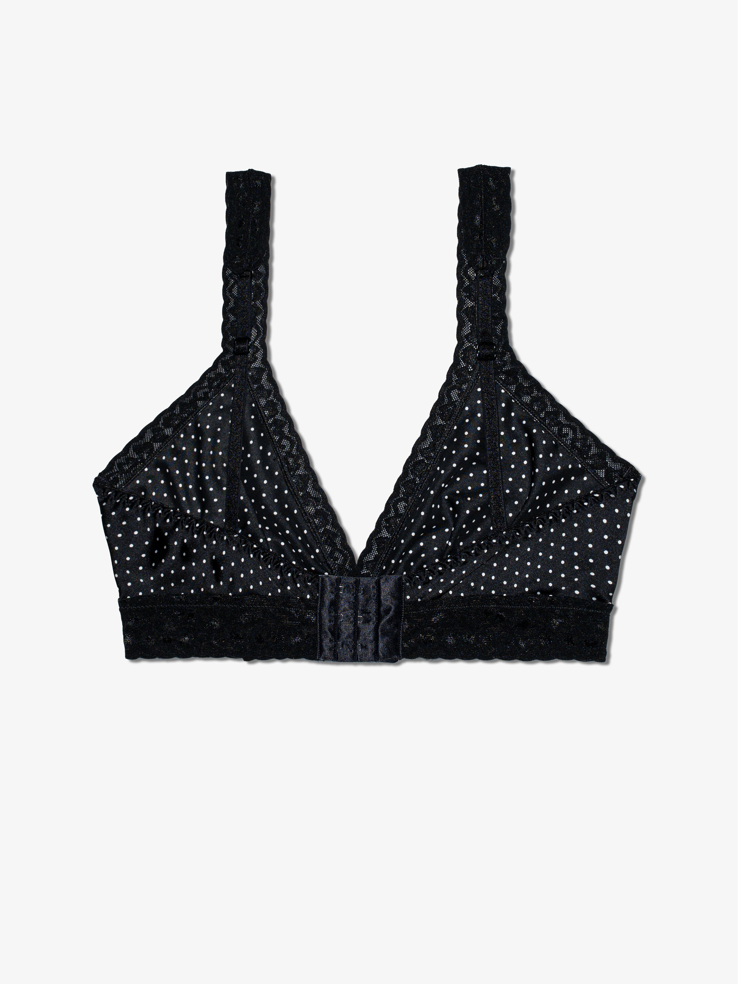 Silk Bralette - Polka