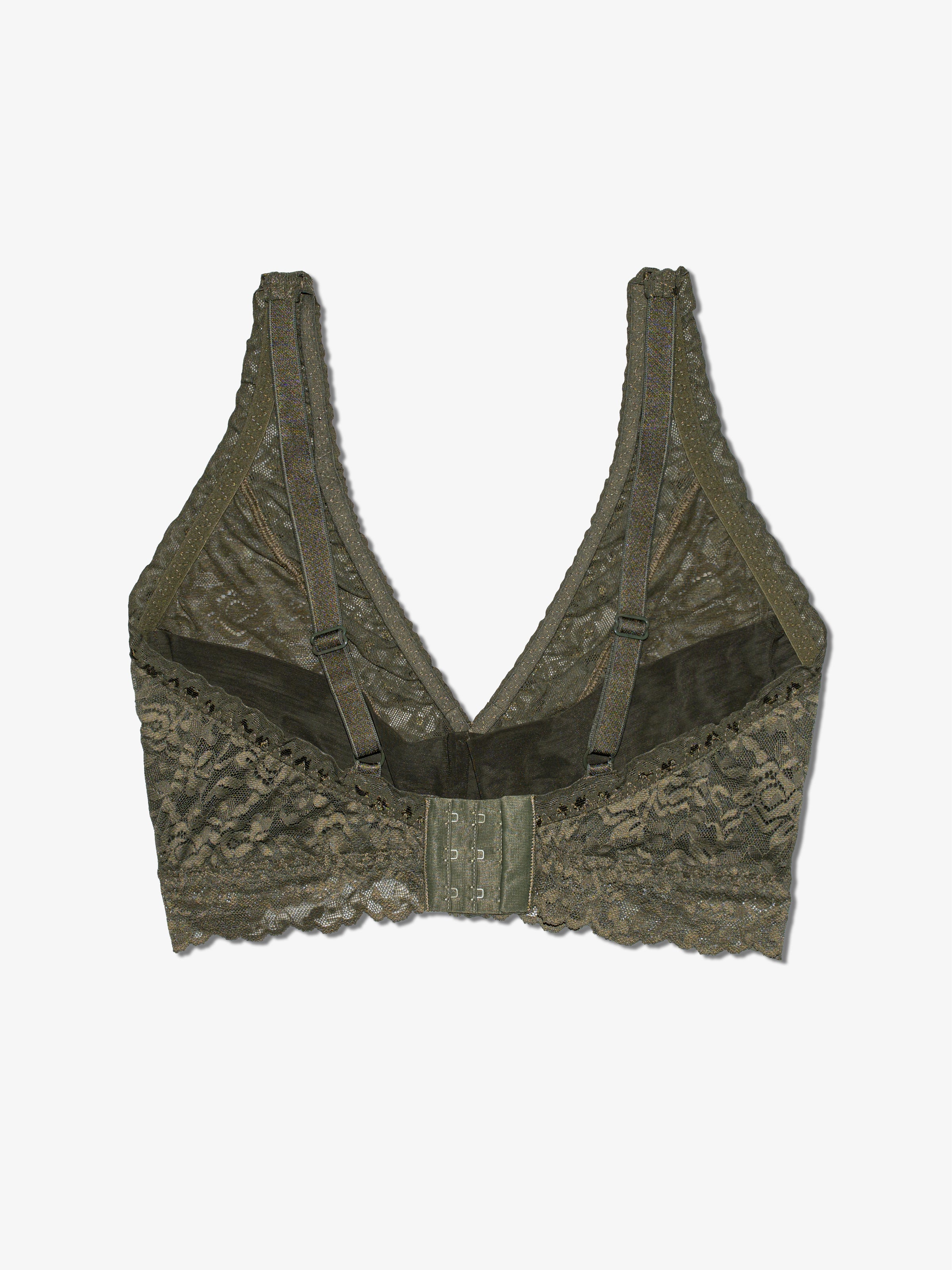 Curvy Lace Bralette - Forest Muse