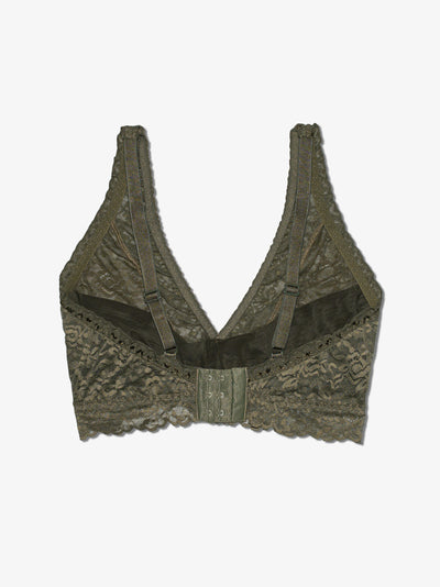 Curvy Lace Bralette - Forest Muse