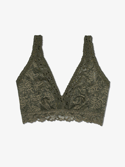 Curvy Lace Bralette - Forest Muse