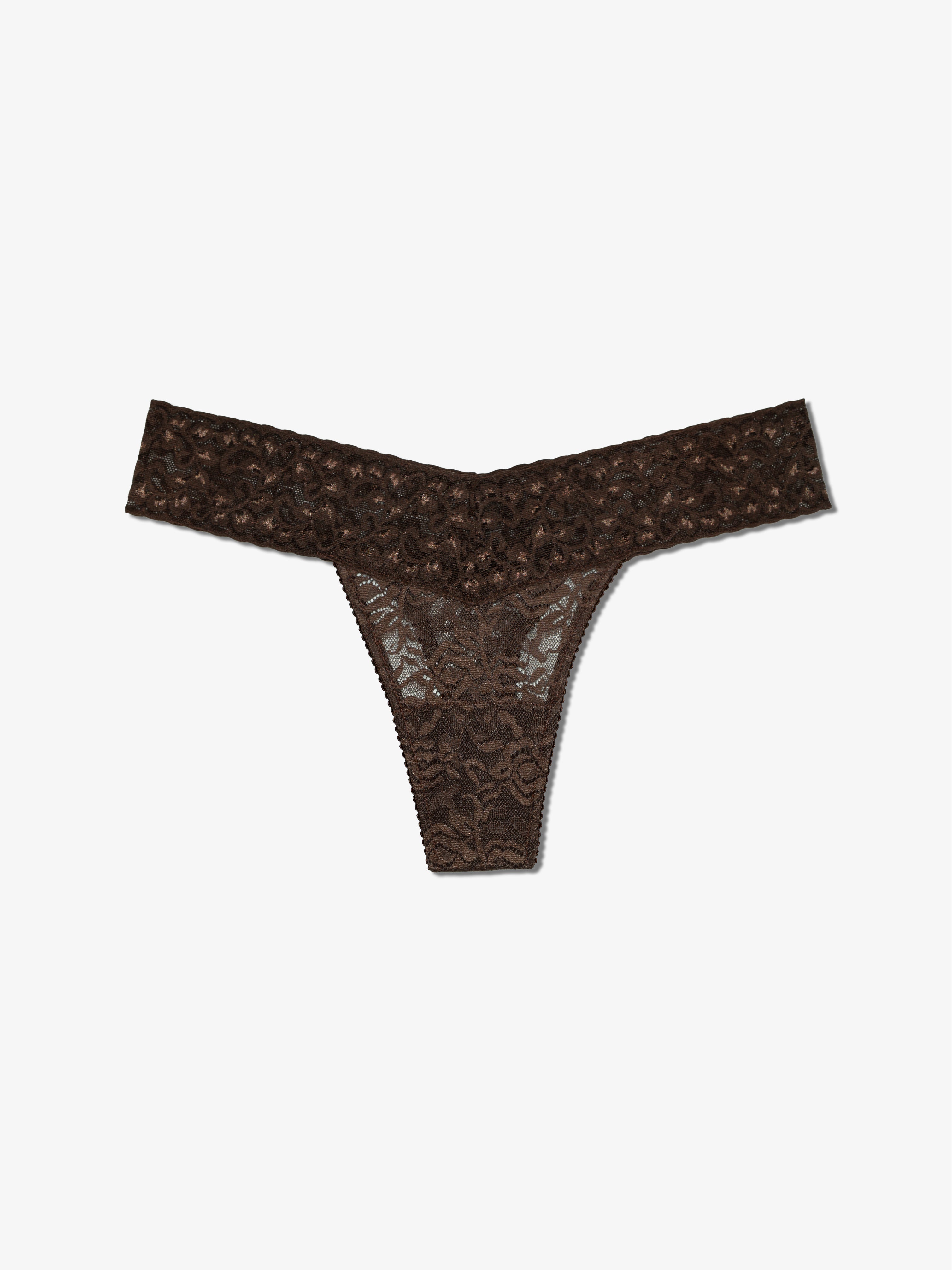 Lace Thong Umber - Premium Lace Underwear | Lace Laboratory