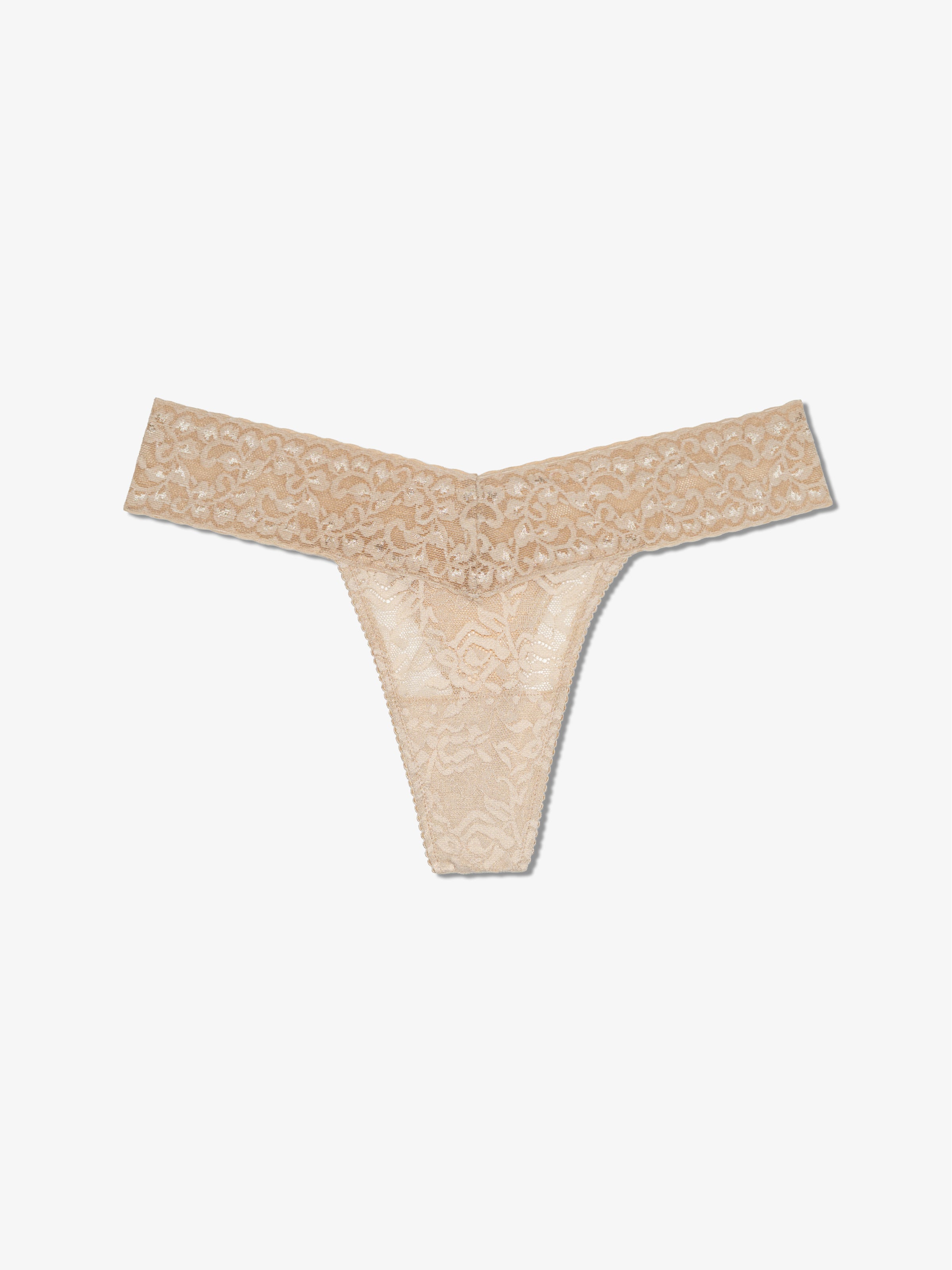 Lace Thong - Dune