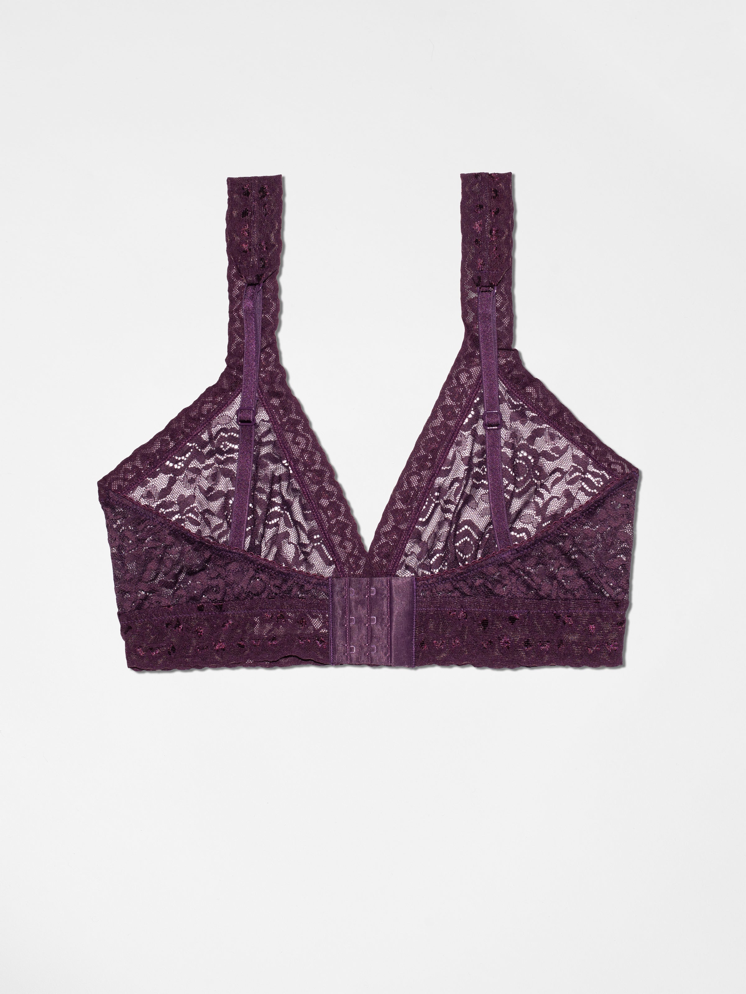 Lace Bralette - Italian Plum