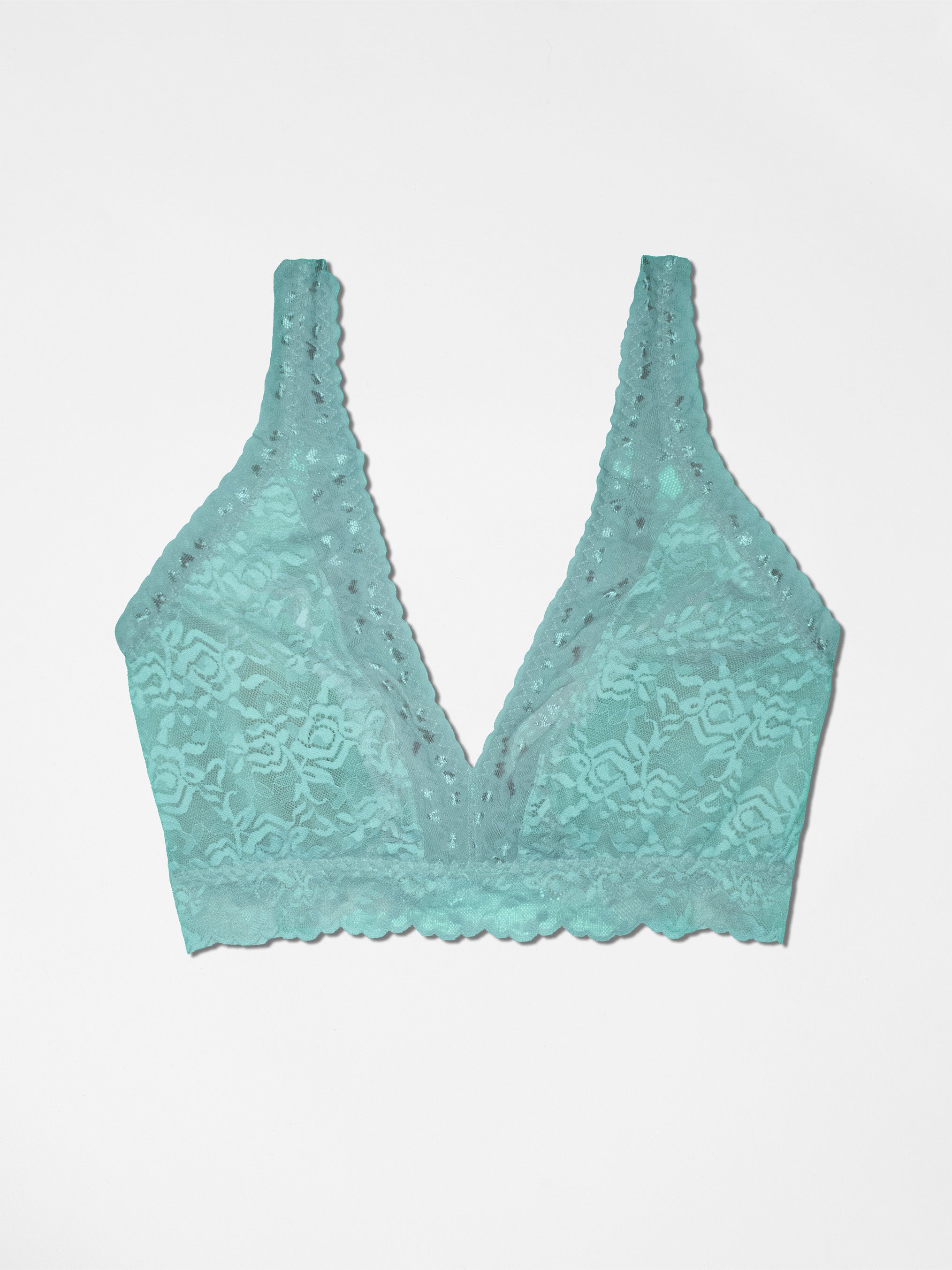 Curvy Lace Bralette - Mint
