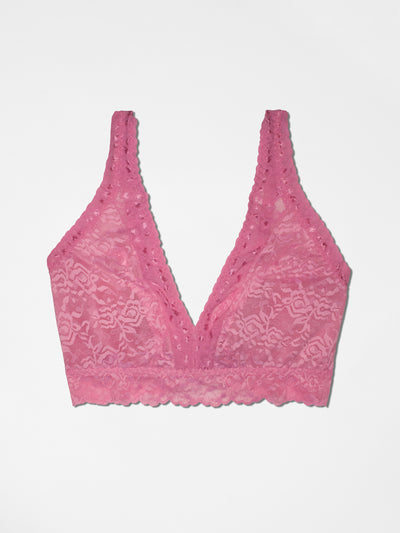 Curvy Lace Bralette - Bubblegum