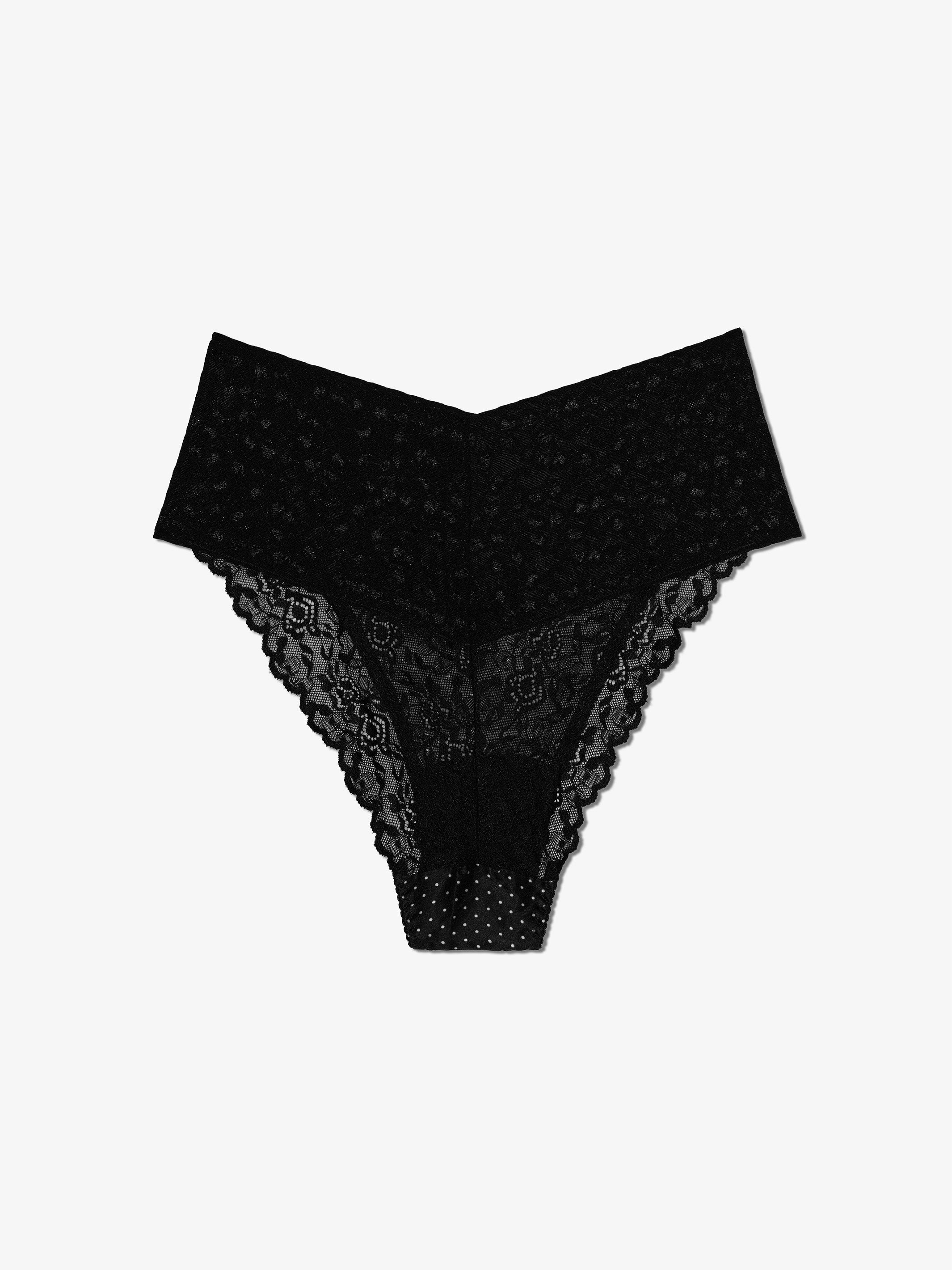 Silk High Waist Brazilian - Polka