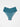 High Waist Brazilian - Teal Tide