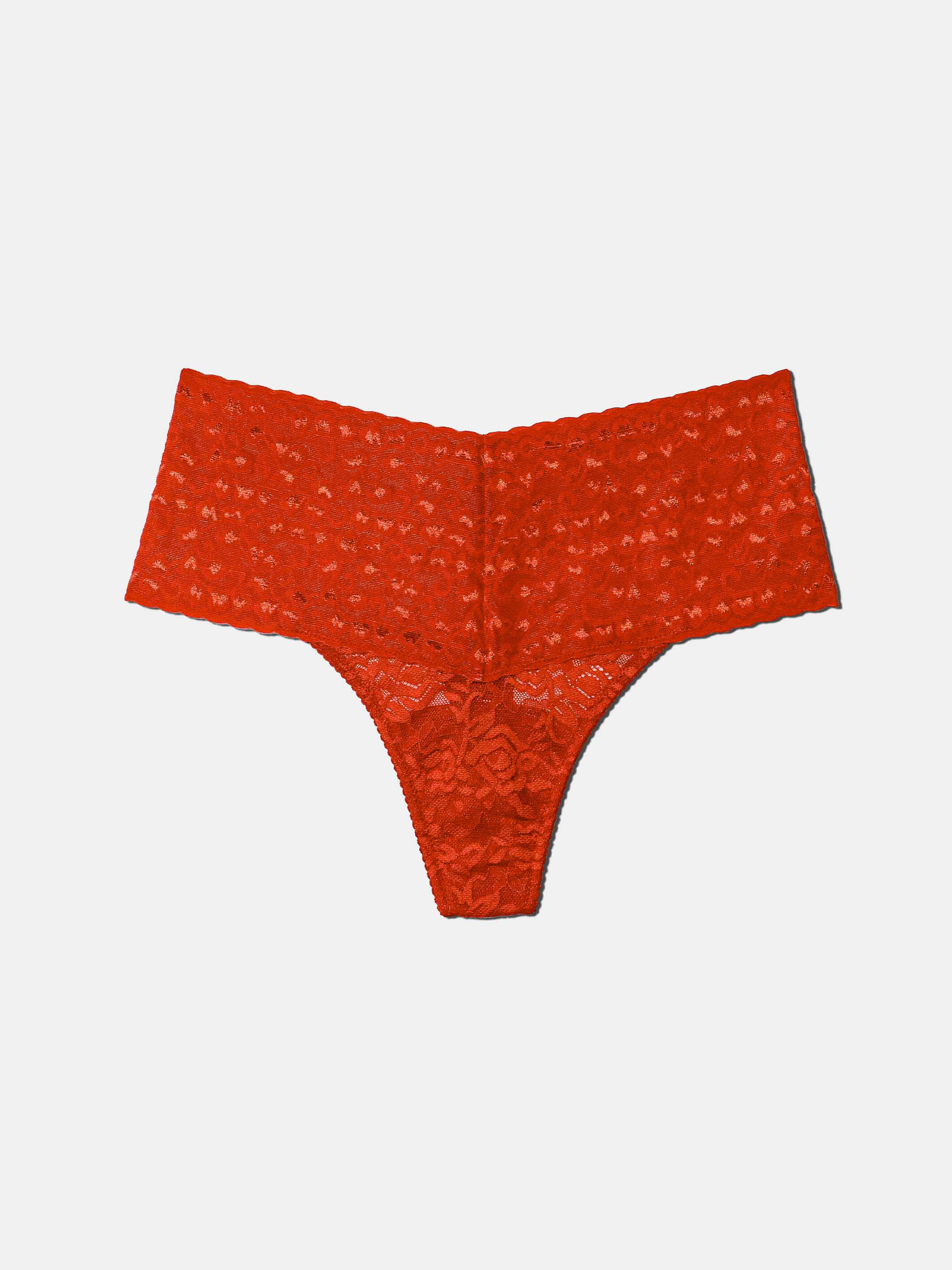 3 Pack High Waist Thong - Love