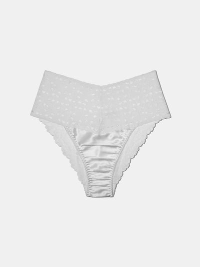Silk High Waist Brazilian - Pearl