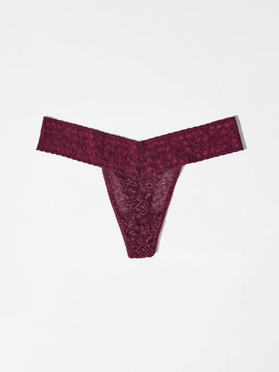 » Lace Thong - Bordeaux Hangover (100% off)