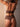Long Lace Triangle Bralette - Umber