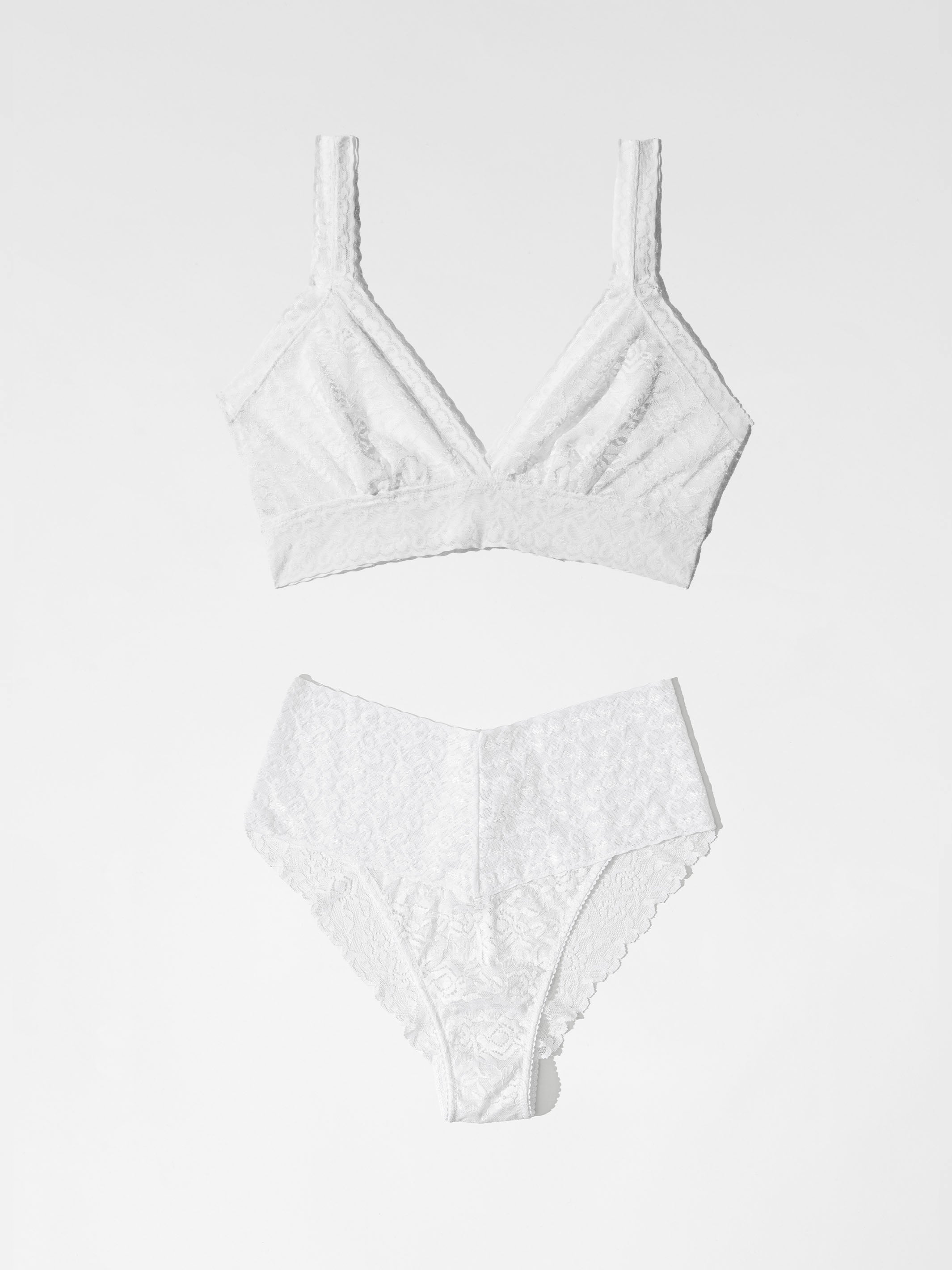 Irresistible Lace and Lines Bralette Lingerie Set – Yogasity