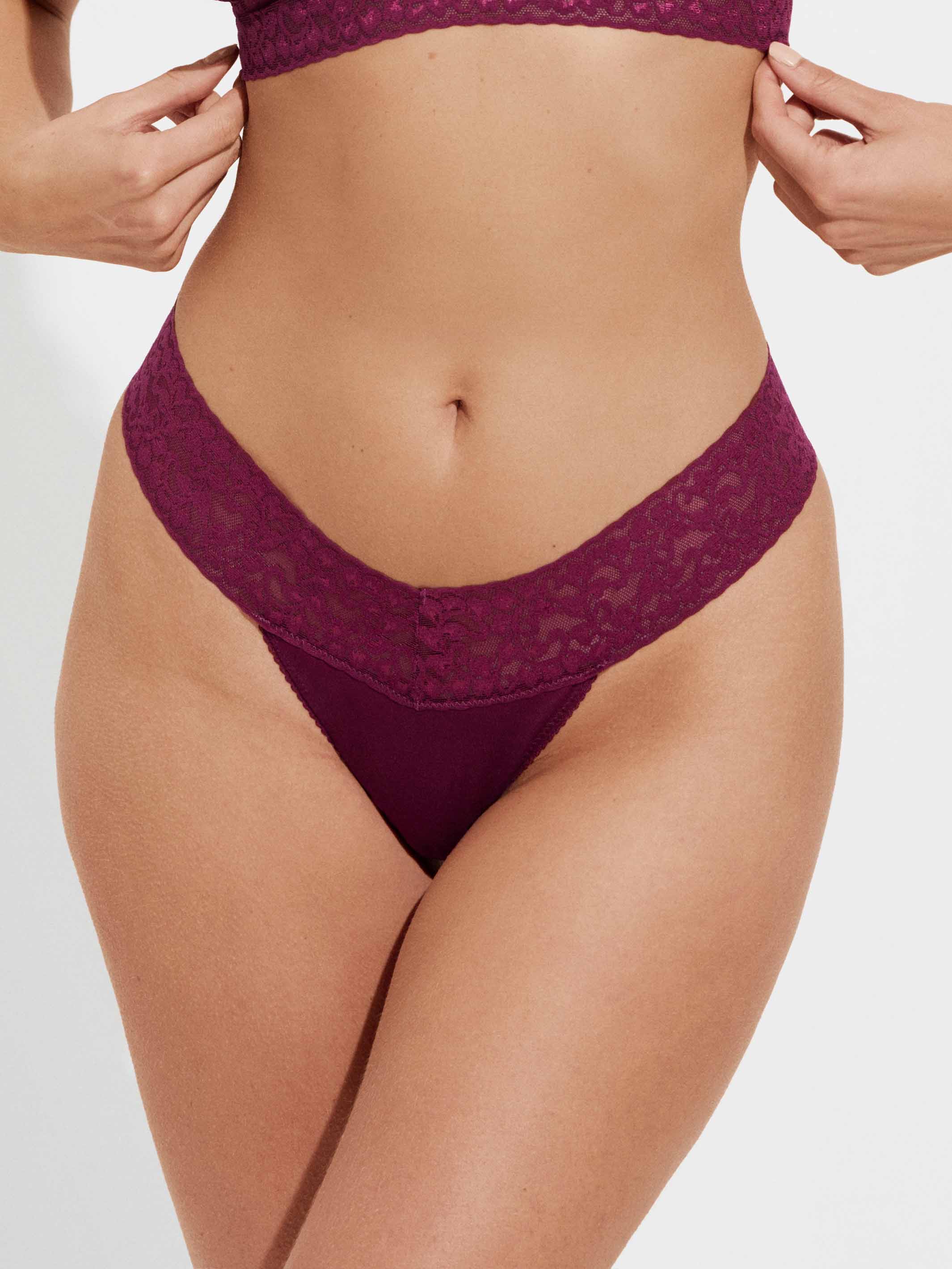 5 Pack Modal Thong - Bordeaux Hangover