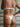 Scrunched Silk G String - Pearl