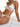 Scrunched Silk G String - Pearl