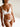 Scrunched Silk Bralette - Pearl