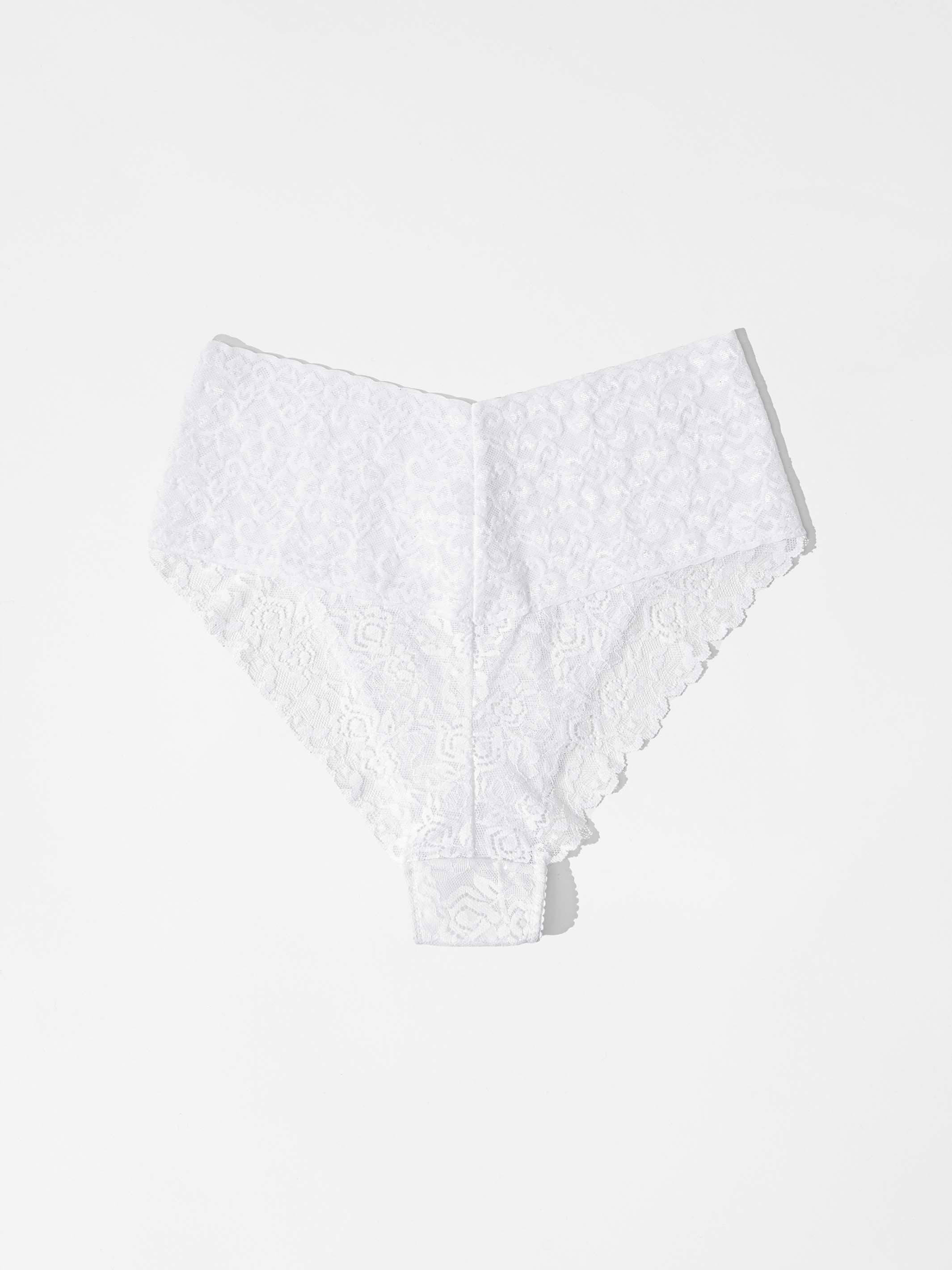 5 Pack High Waist Brazilian - Coconut White