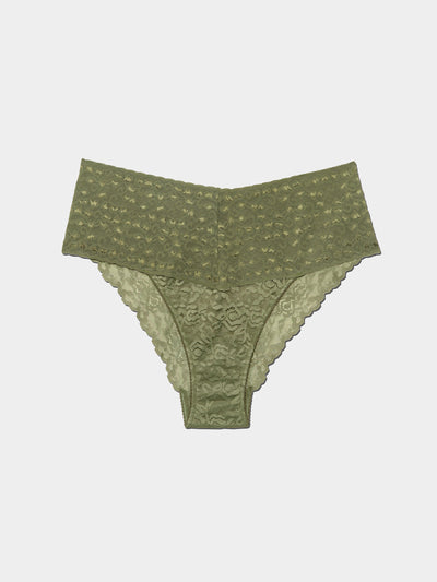 3 Pack High Waist Brazilian - Olive Essence