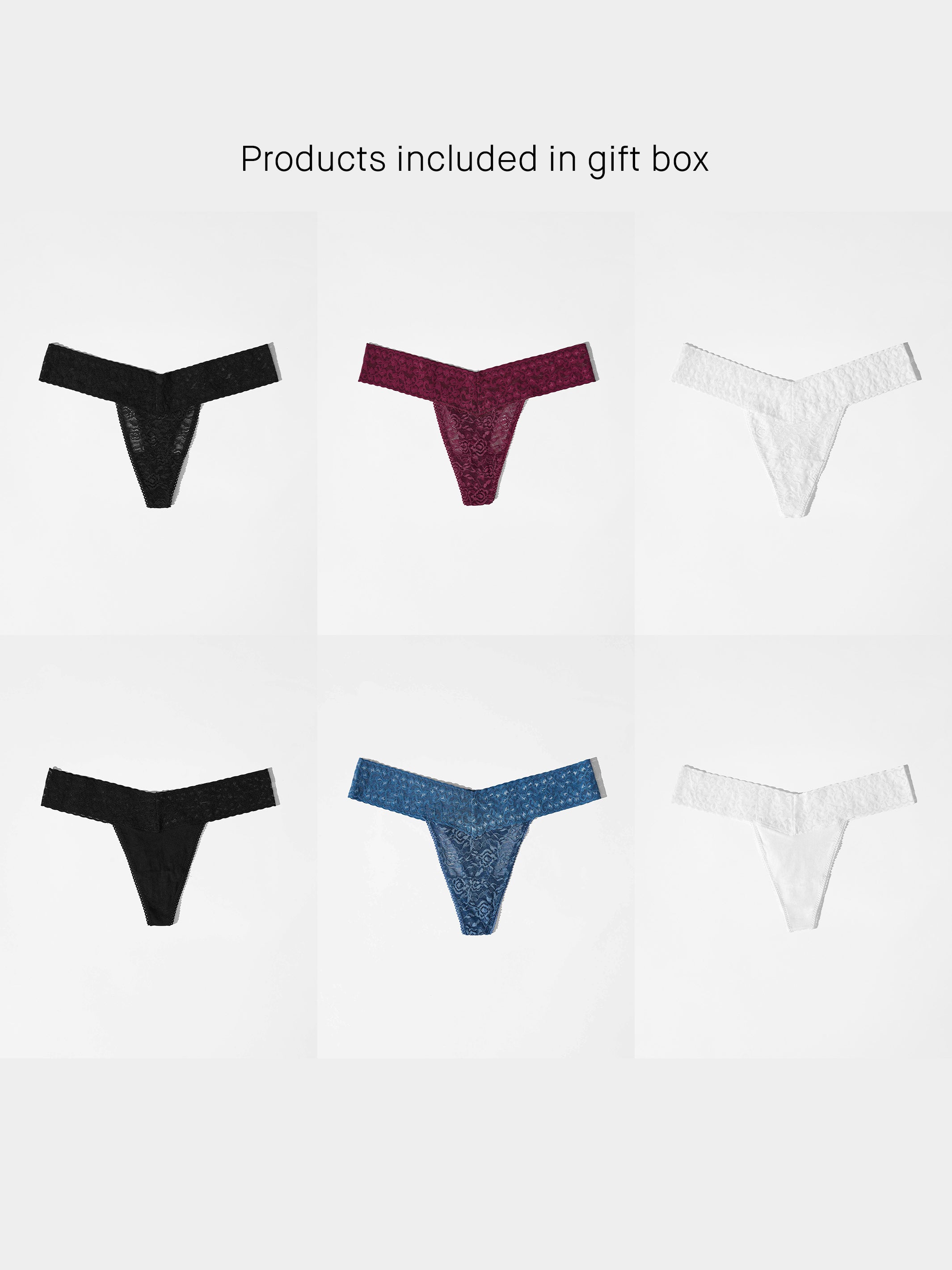 Holiday Gift Box 6 Pack Thong